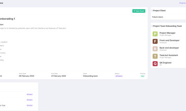 TaskJect screenshot