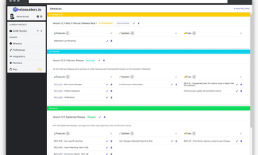 releasebox.io screenshot