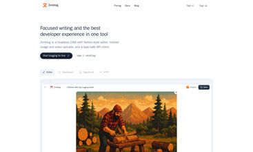 Zenblog screenshot
