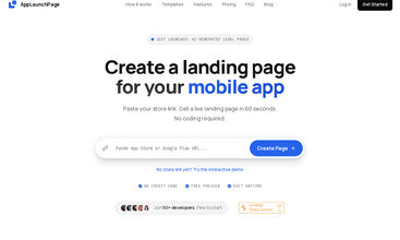 AppLaunchPage screenshot