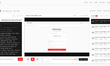 UserTapes screenshot