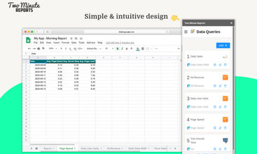 Two Minute Reports screenshot