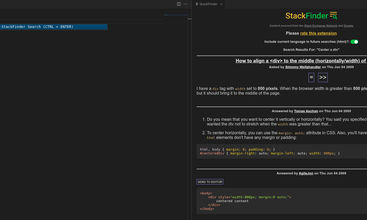 StackFinder screenshot