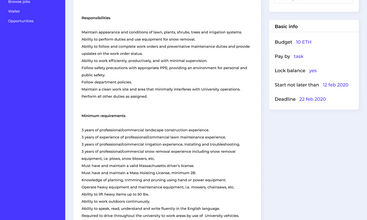 LaborX screenshot