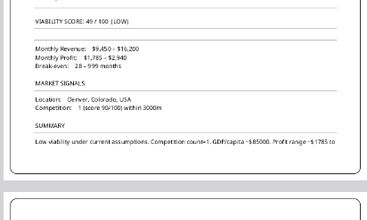 Market Verdict screenshot