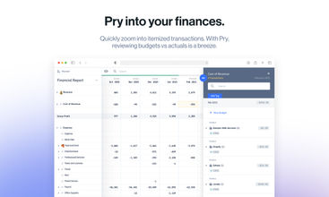 Pry Financials screenshot