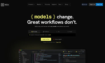 Kilo Code screenshot