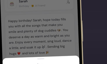 WishDay: AI Occasion Reminders & Greetin screenshot