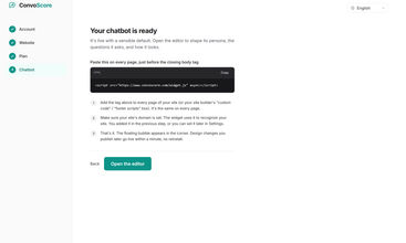 ConvoScore screenshot