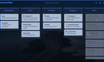 KanbanMail ? screenshot