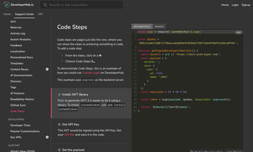 DeveloperHub screenshot