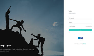 Leapcrowd screenshot
