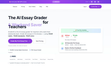 Grader AI screenshot
