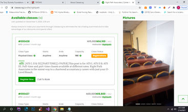 Classes.ng screenshot