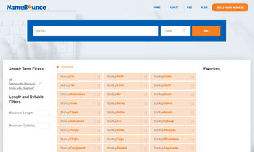 NameBounce screenshot