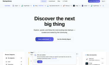 StartupLibrary screenshot