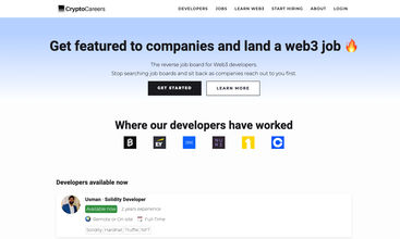 CryptoCareers screenshot