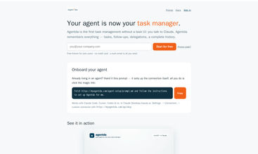 Agentda screenshot