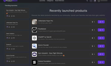 Product Watch screenshot