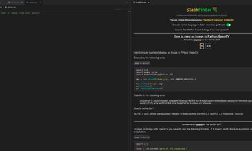 StackFinder screenshot