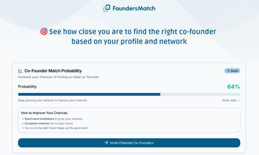Founders Match screenshot