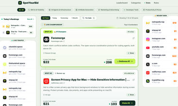 SpotYourBid screenshot