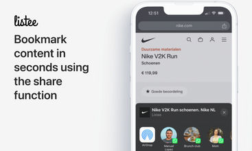 Listee screenshot