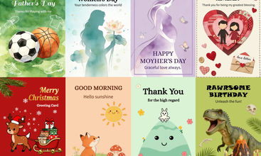 Thank Cards screenshot