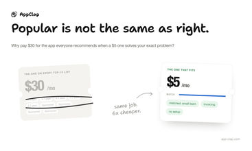 AppClap screenshot
