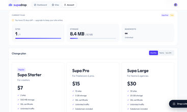 Supadrop screenshot