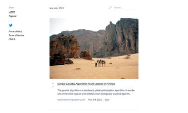Newsy screenshot