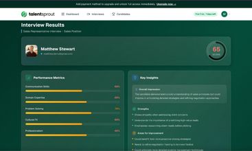 TalentSprout.ai screenshot