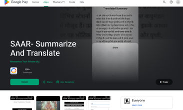 SAAR- Summarize And Translate screenshot