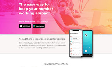 NomadPhone screenshot