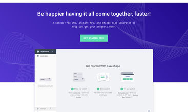 TakeShape screenshot