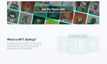 NFT Sailing screenshot
