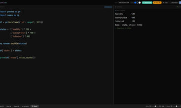 PythCode screenshot