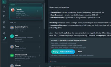 CloudyBot screenshot