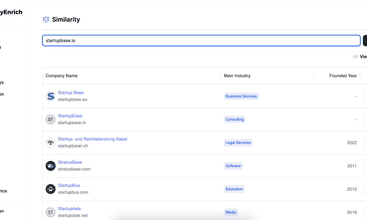 Company Enrich screenshot