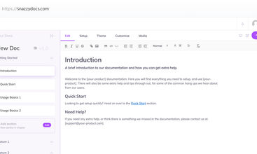 snazzyDocs screenshot