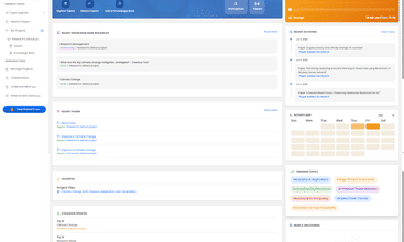 ResearchCollab screenshot