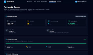 Empikalyze screenshot