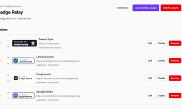 Badge Relay screenshot