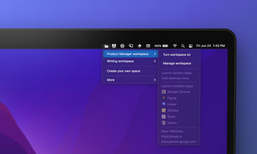 Spaces for macOS screenshot