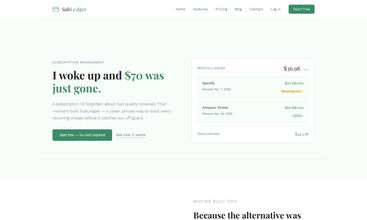 SubLedger screenshot