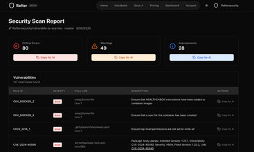 Rafter screenshot