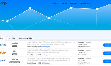 ICO drip screenshot