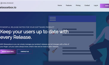 releasebox.io screenshot