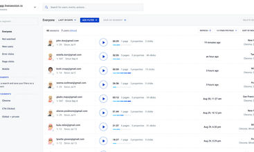 LiveSession screenshot
