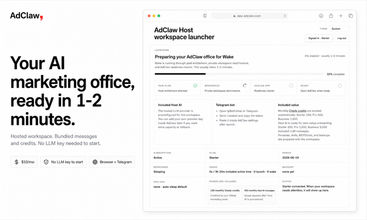 AdClaw screenshot